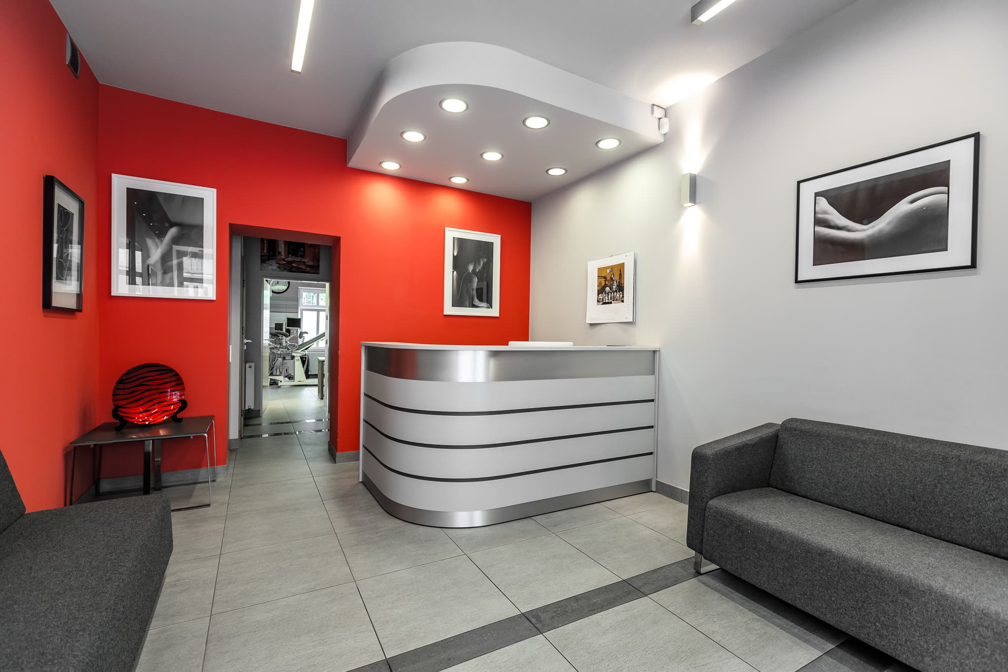 Recepcja gabinetu ginekologicznego